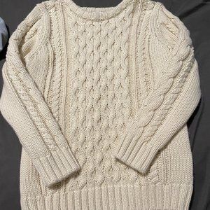 cream sweater